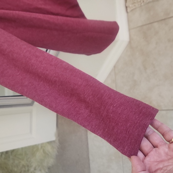 Bobeau one-button fleece wrap/cardigan - Picture 5 of 8